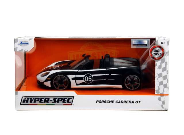 1:24 Jada Toys - 2005 Porsche Carrera GT *Hyperspec*, white/black 1:24 Jada Toys - 2005 Porsche Carrera GT *Hyperspec*, white/black