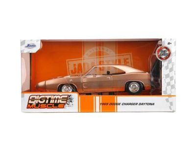 1:24 Jada Toys - 1969 Dodge Charger Daytona *Big Time Muscle*, sand metallic 1:24 Jada Toys - 1969 Dodge Charger Daytona *Big Time Muscle*, sand metallic