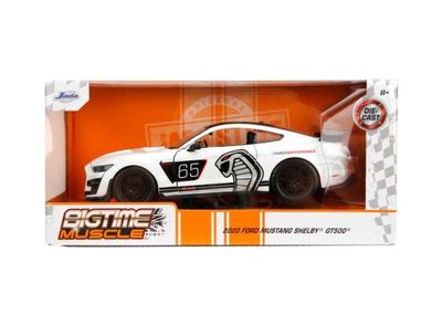 1:24 Jada Toys - 2020 Ford Mustang Shelby GT500 *Big Time Muscle*, white/black 1:24 Jada Toys - 2020 Ford Mustang Shelby GT500 *Big Time Muscle*, white/black