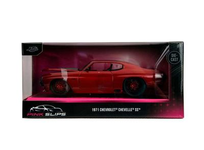 1:24 Jada Toys - 1971 Chevrolet Chevelle SS *Pink Slips*, red/black 1:24 Jada Toys - 1971 Chevrolet Chevelle SS *Pink Slips*, red/black