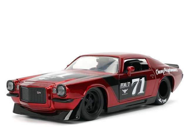 1:24 Jada Toys - 1971 Chevrolet Camaro #71 *Big Time Muscle*, red/white/black 1:24 Jada Toys - 1971 Chevrolet Camaro #71 *Big Time Muscle*, red/white/black