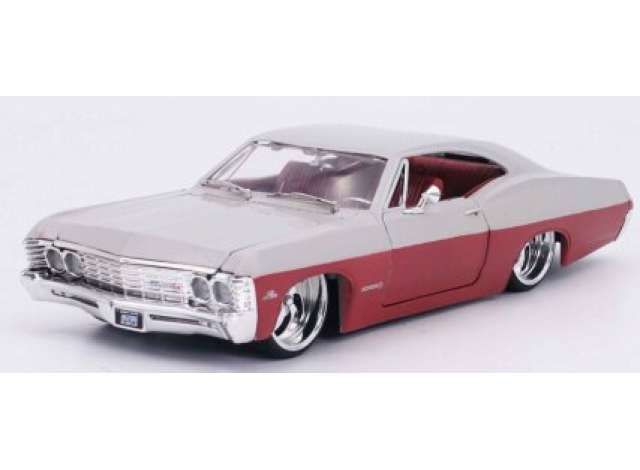 1:24 Jada Toys - 1967 Chevrolet Impala SS *Big Time Muscle*, red/grey 1:24 Jada Toys - 1967 Chevrolet Impala SS *Big Time Muscle*, red/grey