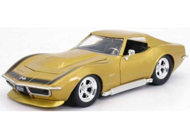 1:24 Jada Toys - 1969 Chevrolet Corvette Stingray *Big Time Muscle*, gold 1:24 Jada Toys - 1969 Chevrolet Corvette Stingray *Big Time Muscle*, gold