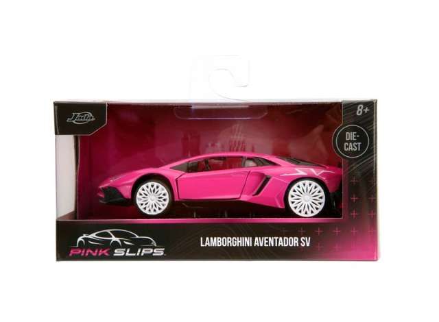 1:32 Jada Toys - 2017 Lamborghini Aventador SV *Pink Slips*, pink 1:32 Jada Toys - 2017 Lamborghini Aventador SV *Pink Slips*, pink