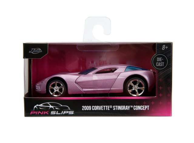 1:32 Jada Toys - 2009 Corvette Stingray Concept *Pink Slips*, pink 1:32 Jada Toys - 2009 Corvette Stingray Concept *Pink Slips*, pink