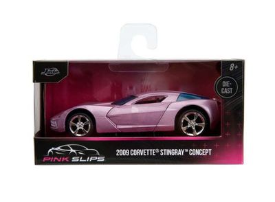1:32 Jada Toys - 2009 Corvette Stingray Concept *Pink Slips*, pink 1:32 Jada Toys - 2009 Corvette Stingray Concept *Pink Slips*, pink