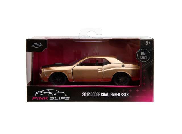 1:32 Jada Toys - 2012 Dodge Challenger SRT8 *Pink Slips*, gold/black 1:32 Jada Toys - 2012 Dodge Challenger SRT8 *Pink Slips*, gold/black