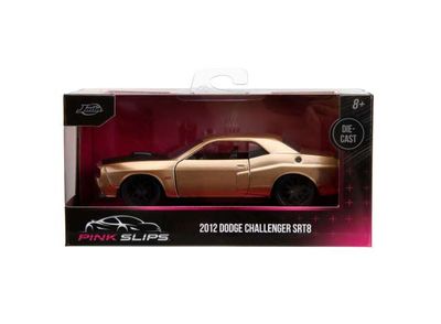 1:32 Jada Toys - 2012 Dodge Challenger SRT8 *Pink Slips*, gold/black 1:32 Jada Toys - 2012 Dodge Challenger SRT8 *Pink Slips*, gold/black