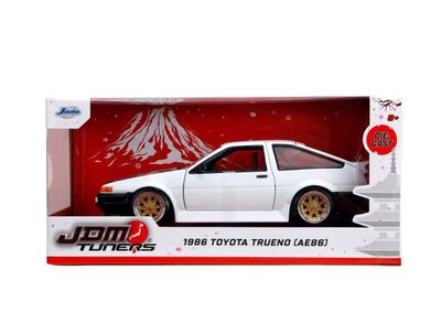 1:24 Jada Toys - 1986 Toyota Trueno AE86 *JDM Tuners*, white/black 1:24 Jada Toys - 1986 Toyota Trueno AE86 *JDM Tuners*, white/black