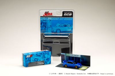 1:64 Hobby Japan - Subaru Impreza *INITIAL D*, blue *Celebrate the 30th anniversary of INITIAL D!* 1:64 Hobby Japan - Subaru Impreza *INITIAL D*, blue *Celebrate the 30th anniversary of INITIAL D!*