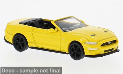 1:87 PCX87 - Ford Mustang VI Cabriolet, gelb, 2020 1:87 PCX87 - Ford Mustang VI Cabriolet, gelb, 2020
