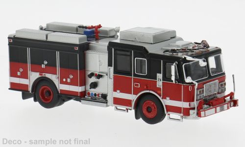 1:87 PCX87 - Seagrave Attacker, rot/schwarz, 2013