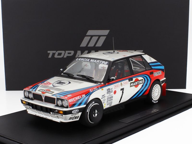 1:12 Top Marques - Lancia Delta HF Integrale 16V - nr.7 D. Auriol / B. Occelli - Winner Monte Carlo Rally 1990 1:12 Top Marques - Lancia Delta HF Integrale 16V - nr.7 D. Auriol / B. Occelli - Winner Monte Carlo Rally 1990