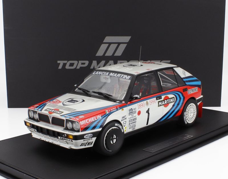1:12 Top Marques - Lancia Delta HF Integrale 16V - nr.1 M. Biasion / F.Siviero - Third place Monte Carlo Rally 1990
