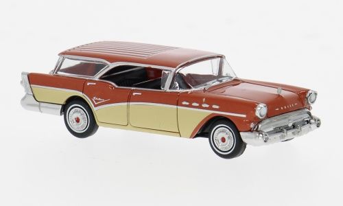1:87 Brekina - Buick Century Caballero, orange/hellbeige, 1957 1:87 Brekina - Buick Century Caballero, orange/hellbeige, 1957