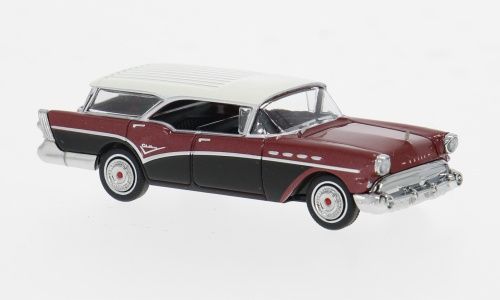 1:87 Brekina - Buick Century Caballero, rot/schwarz, 1957 1:87 Brekina - Buick Century Caballero, rot/schwarz, 1957