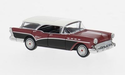 1:87 Brekina - Buick Century Caballero, rot/schwarz, 1957 1:87 Brekina - Buick Century Caballero, rot/schwarz, 1957