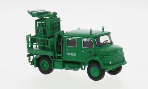 1:87 Brekina - Mercedes LA 911 Lichtmastwagen, hellgrün, 1966, Polizei 1:87 Brekina - Mercedes LA 911 Lichtmastwagen, hellgrün, 1966, Polizei