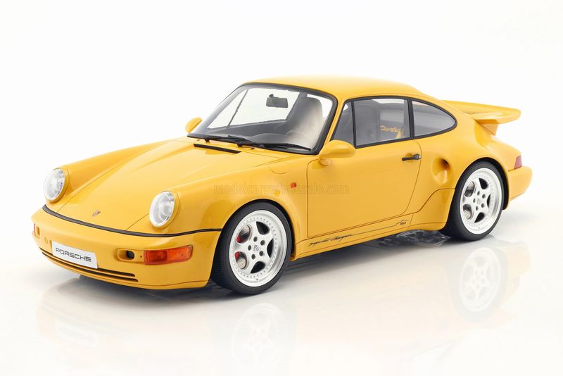 1:12 GT Spirit - 1993 Porsche 911 964 Turbo S Coupe Yellow 1:12 GT Spirit - 1993 Porsche 911 964 Turbo S Coupe Yellow