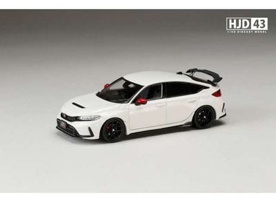 1:43 Hobby Japan - Honda Civic Type R (FL5) Racing Black Package with Genuine Optional Parts, championship white 1:43 Hobby Japan - Honda Civic Type R (FL5) Racing Black Package with Genuine Optional Parts, championship white
