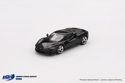 1:64 BBR - 2024 Ferrari 296 GTB, Nero Daytona 1:64 BBR - 2024 Ferrari 296 GTB, Nero Daytona