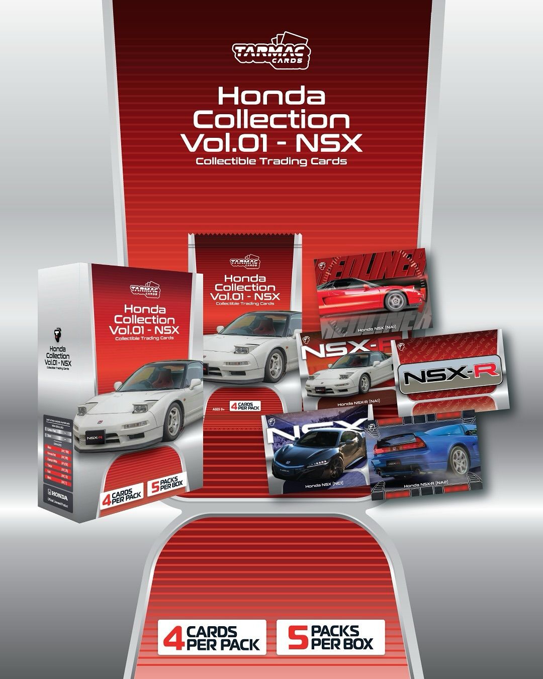 Tarmac Cards Honda Collection Vol.01 - NSX *1 Pack*