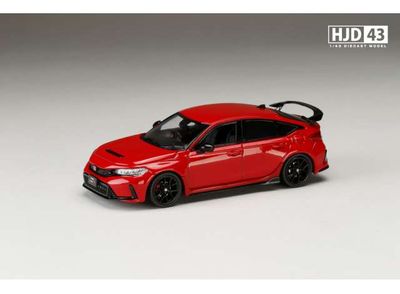 1:43 Hobby Japan - Honda Civic Type R (FL5) Racing Black Package, flame red