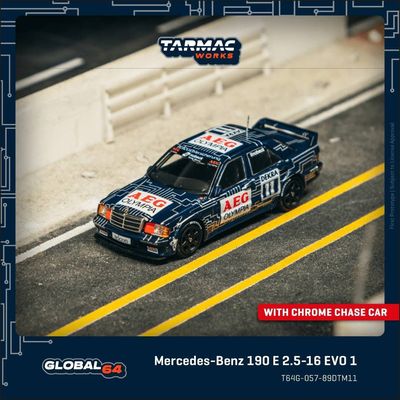 1:64 Tarmac - Mercedes-Benz 190 E 2.5-16 EVO 1, #11 Dany Snobeck DTM 1989 1:64 Tarmac - Mercedes-Benz 190 E 2.5-16 EVO 1, #11 Dany Snobeck DTM 1989