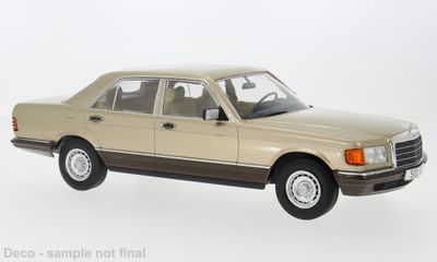 1:18 MCG - Mercedes S-Klasse (W126), beige, 1979 1:18 MCG - Mercedes S-Klasse (W126), beige, 1979