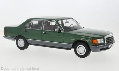 1:18 MCG - Mercedes S-Klasse (W126), dunkelgrün, 1979 1:18 MCG - Mercedes S-Klasse (W126), dunkelgrün, 1979