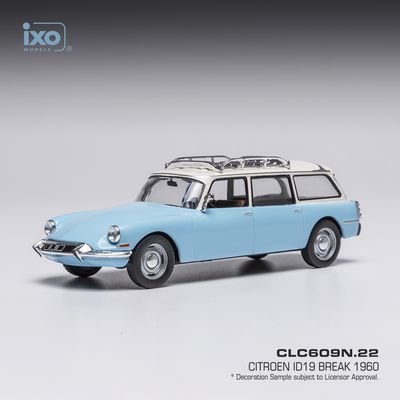 1:43 Ixo - Citroen ID 19 Break, hellblau/weiss, 1960 1:43 Ixo - Citroen ID 19 Break, hellblau/weiss, 1960