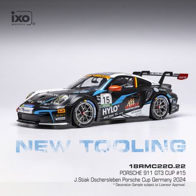 1:18 Ixo - Porsche 911 GT3 Cup #15 Porsche Cup Oschersleben J.Stiak 1:18 Ixo - Porsche 911 GT3 Cup #15 Porsche Cup Oschersleben J.Stiak