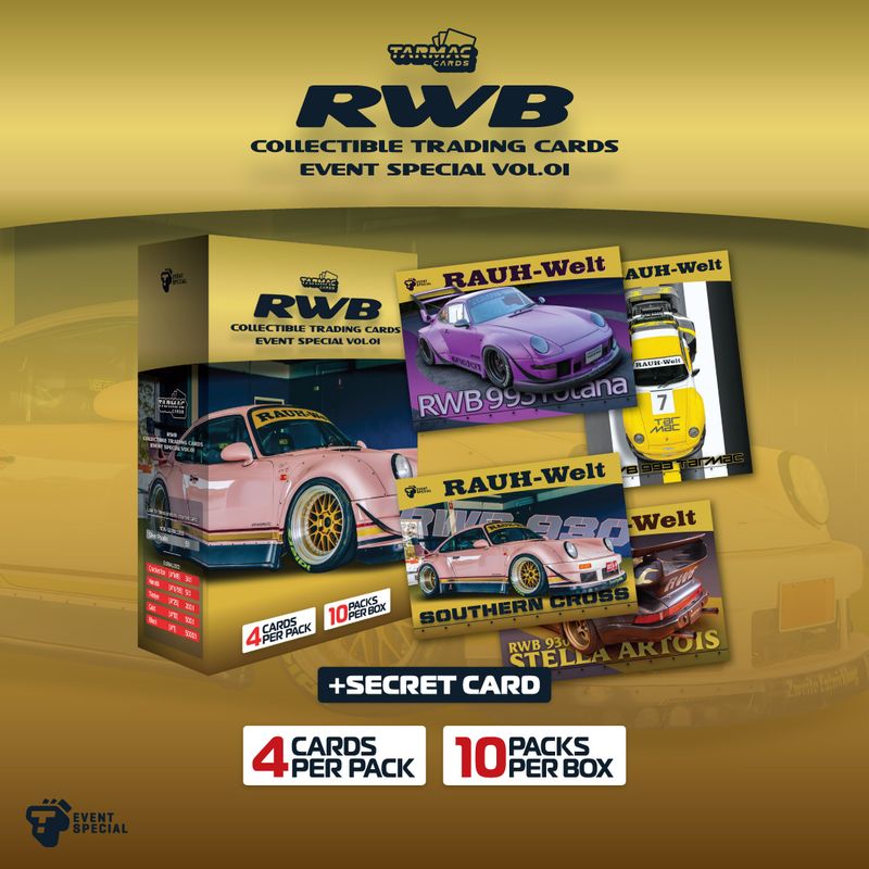 Tarmac Cards RWB Event Special Vol.01 *1 Pack* Tarmac Cards RWB Event Special Vol.01 *1 Pack*