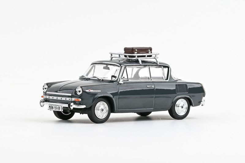 1:43 Abrex - 1969 Skoda 1100MBX, dark grey 1:43 Abrex - 1969 Skoda 1100MBX, dark grey