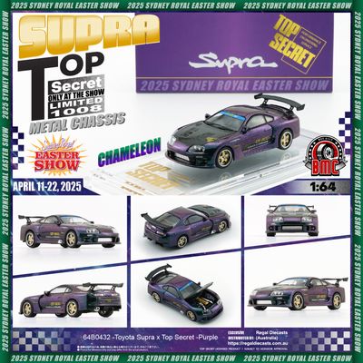 1:64 BM Creations - Toyota Supra Top Secret *Australia Limited*, purple 1:64 BM Creations - Toyota Supra Top Secret *Australia Limited*, purple