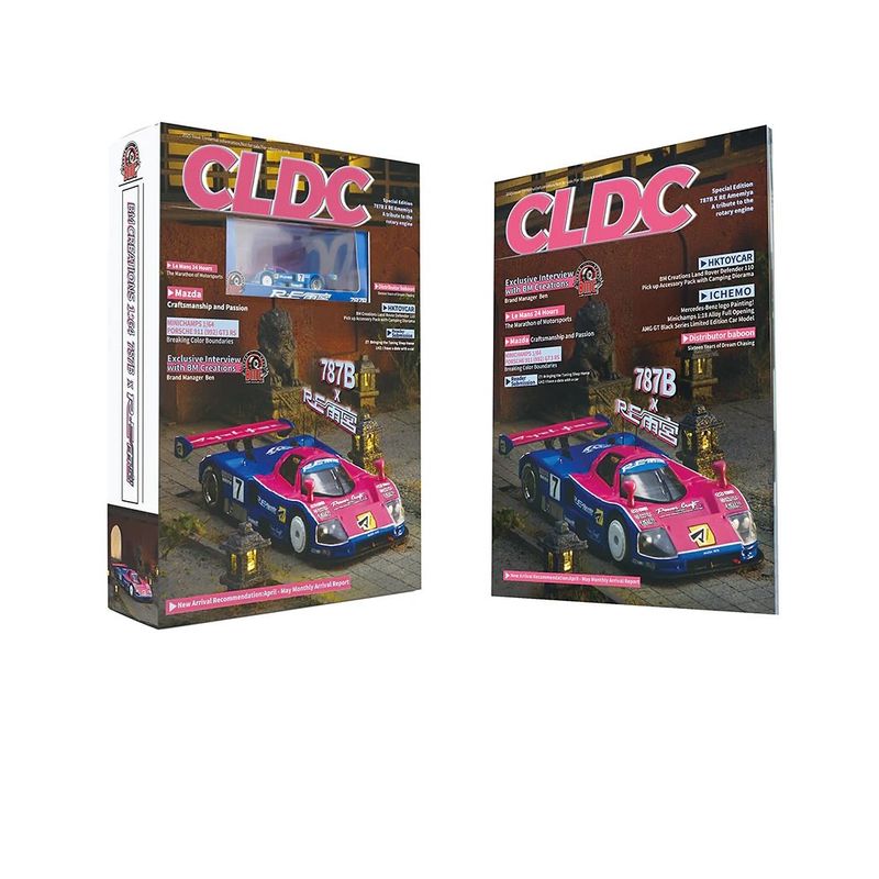 1:64 BM Creations - CLDC Magazine with RE Amemiya X 787 B #7, blue/pink 1:64 BM Creations - CLDC Magazine with RE Amemiya X 787 B #7, blue/pink