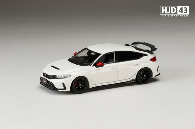 1:43 Hobby Japan - Honda Civic Type R (FL5) Racing Black Package with Genuine Optional Parts, championship white 1:43 Hobby Japan - Honda Civic Type R (FL5) Racing Black Package with Genuine Optional Parts, championship white