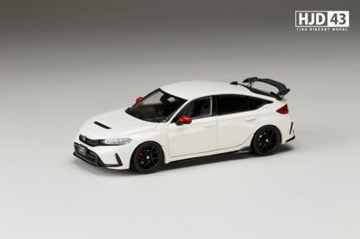 1:43 Hobby Japan - Honda Civic Type R (FL5) Racing Black Package with Genuine Optional Parts, championship white 1:43 Hobby Japan - Honda Civic Type R (FL5) Racing Black Package with Genuine Optional Parts, championship white