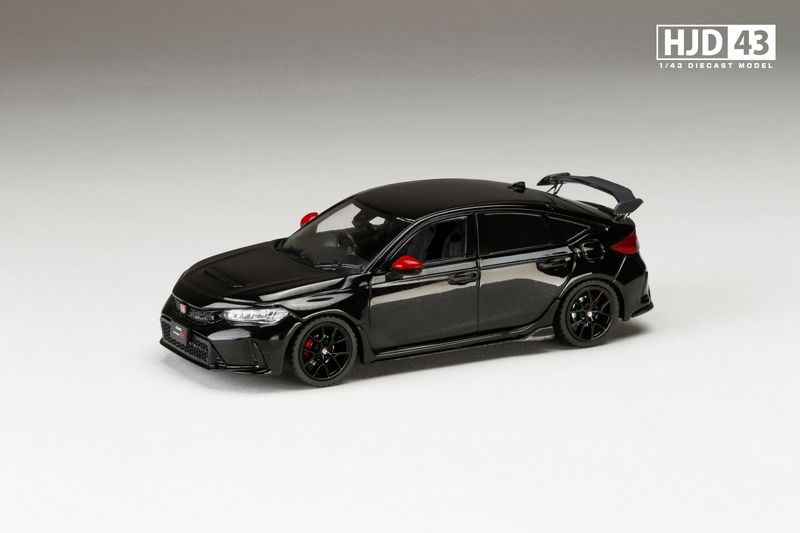 1:43 Hobby Japan - Honda Civic Type R (FL5) Racing Black Package with Genuine Optional Parts, crystal black pearl 1:43 Hobby Japan - Honda Civic Type R (FL5) Racing Black Package with Genuine Optional Parts, crystal black pearl