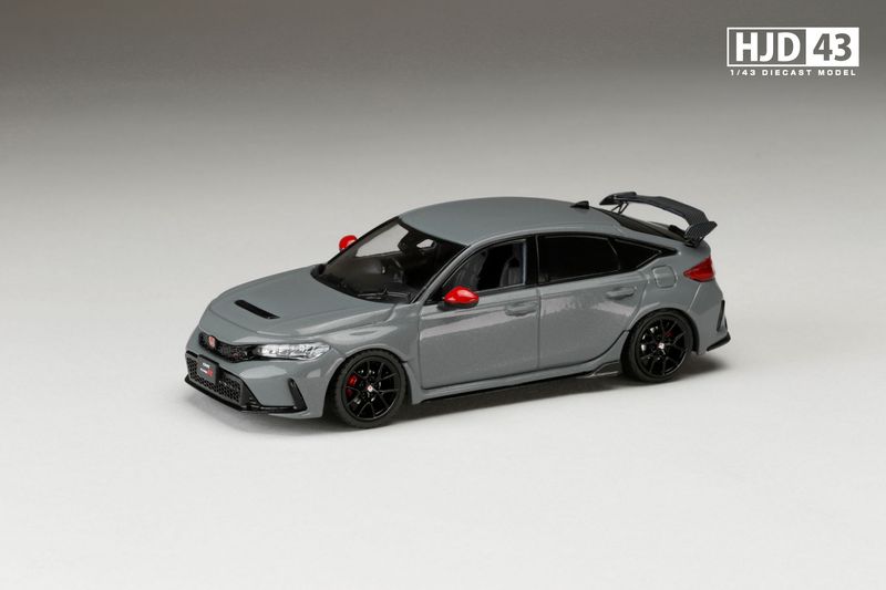 1:43 Hobby Japan - Honda Civic Type R (FL5) Racing Black Package with Genuine Optional Parts, sonic gray pearl 1:43 Hobby Japan - Honda Civic Type R (FL5) Racing Black Package with Genuine Optional Parts, sonic gray pearl