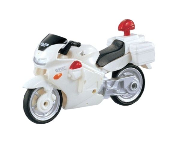 1:32 Tomica - Honda VFR Police Bike *Takara Tomy*, white 1:32 Tomica - Honda VFR Police Bike *Takara Tomy*, white