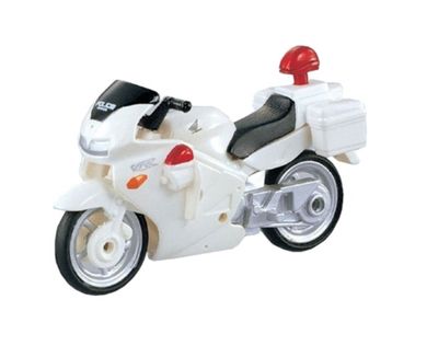1:32 Tomica - Honda VFR Police Bike *Takara Tomy*, white 1:32 Tomica - Honda VFR Police Bike *Takara Tomy*, white