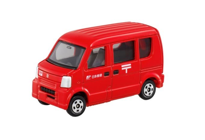 1:57 Tomica - Post Van *Takara Tomy*, red 1:57 Tomica - Post Van *Takara Tomy*, red