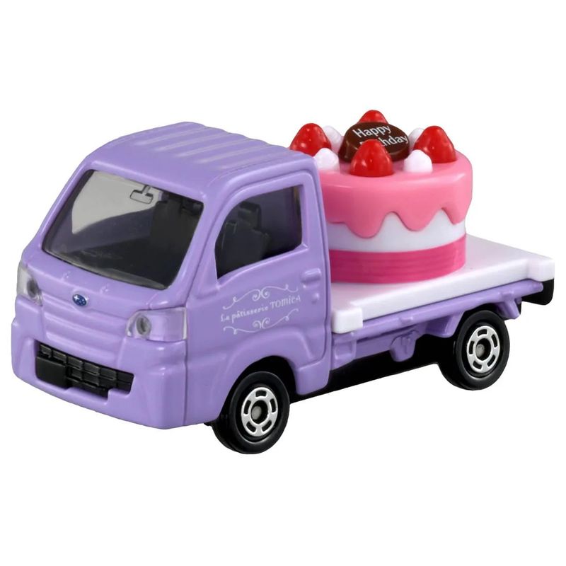 1:55 Tomica - Subaru Sambar Cake Car *Takara Tomy*, purple 1:55 Tomica - Subaru Sambar Cake Car *Takara Tomy*, purple