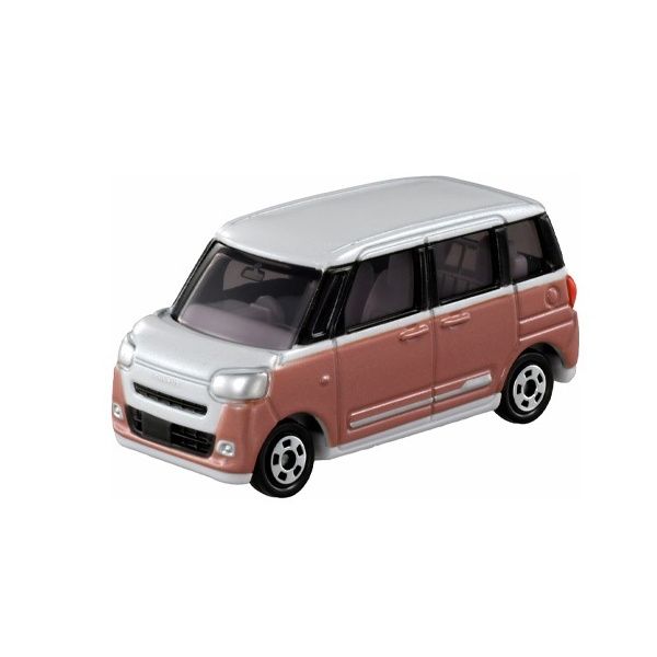 1:57 Tomica - Daihatsu Move Canvas *Takara Tomy*, white/roze 1:57 Tomica - Daihatsu Move Canvas *Takara Tomy*, white/roze
