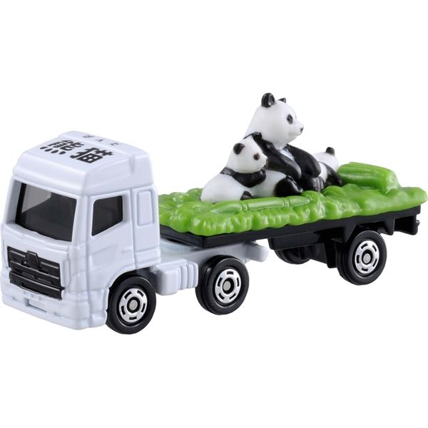 1:62 Tomica - Animal Transporter *Takara Tomy*, white/green 1:62 Tomica - Animal Transporter *Takara Tomy*, white/green