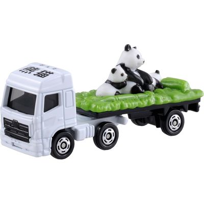 1:62 Tomica - Animal Transporter *Takara Tomy*, white/green 1:62 Tomica - Animal Transporter *Takara Tomy*, white/green