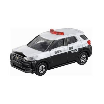 1:61 Tomica - Daihatsu Rocky Patrol Car *Takara Tomy*, black/white 1:61 Tomica - Daihatsu Rocky Patrol Car *Takara Tomy*, black/white