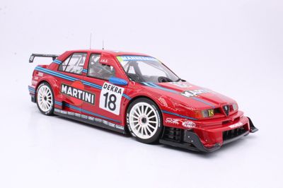 1:18 Top Marques - ALFA ROMEO 155 V6 TI (1996) (Red and white)- No. 18 G. Tarquini - ITC 1996 1:18 Top Marques - ALFA ROMEO 155 V6 TI (1996) (Red and white)- No. 18 G. Tarquini - ITC 1996