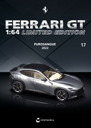 1:64 Centauria (Ixo) - Ferrari Purosangue SUV 2022 Grigio Silverstone Metallic *Mit Vitrine* 1:64 Centauria (Ixo) - Ferrari Purosangue SUV 2022 Grigio Silverstone Metallic *Mit Vitrine*